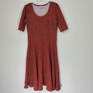 LuLaRoe Multicolored Dress, Size Medium